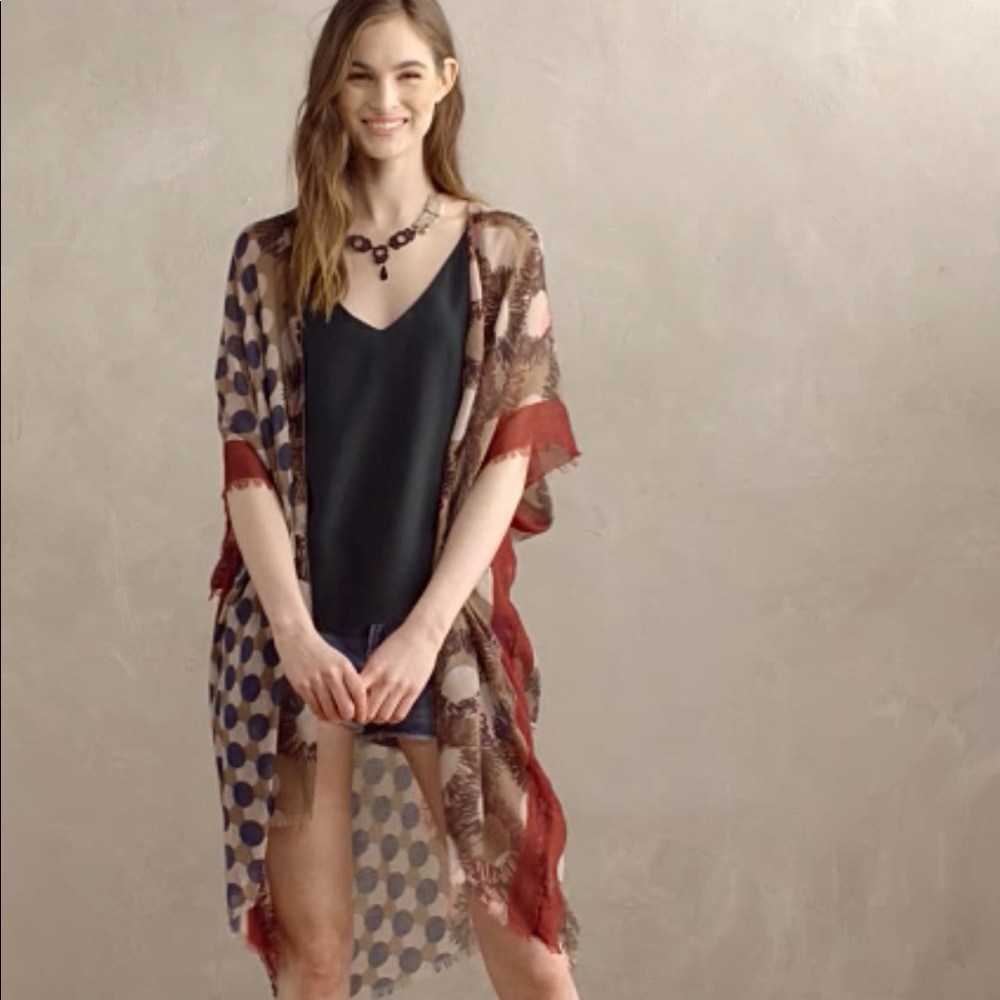 Anthropologie Subtle Luxury “Lunar” Kimono